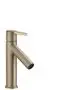 AXOR-HG-AXOR-Starck-Einhebel-Waschtischmischer-100-mit-Hebelgriff-und-Ablaufgarnitur-Brushed-Nickel-10003820 gallery number 1
